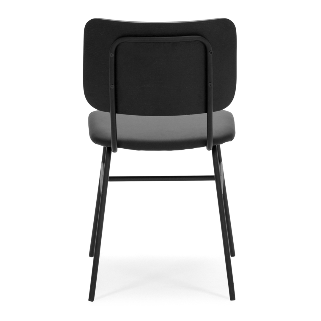 Lukas Dining Chair Black Panel image 2